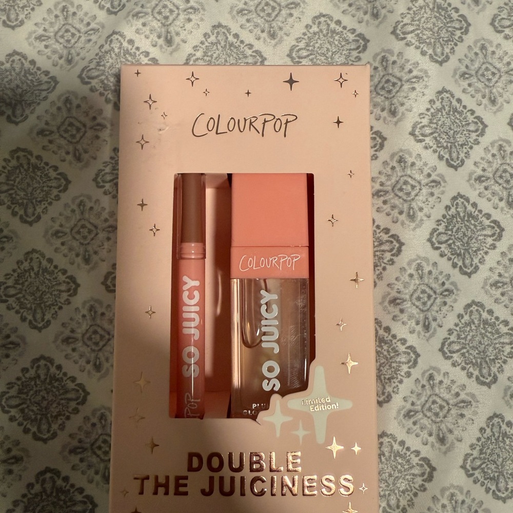 ColourPop Double the Juiciness Lip Gloss Set - Coral